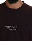Dolce & Gabbana Elegant Bordeaux Crewneck Tee