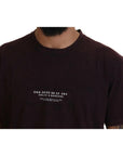 Dolce & Gabbana Elegant Bordeaux Crewneck Tee