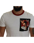 Dolce & Gabbana Elegant White Crewneck Cotton T-Shirt