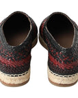 Dolce & Gabbana Elegant Woven Leather Espadrilles