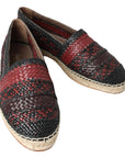 Dolce & Gabbana Elegant Woven Leather Espadrilles