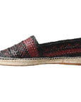 Dolce & Gabbana Elegant Woven Leather Espadrilles