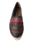 Dolce & Gabbana Elegant Woven Leather Espadrilles