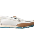 Dolce & Gabbana Elegant White Leather Slipper Loafers