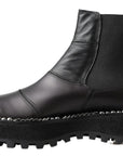 Dolce & Gabbana Elegant Black Ankle Stretch Slip On Boots