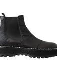 Dolce & Gabbana Elegant Black Ankle Stretch Slip On Boots