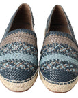 Dolce & Gabbana Sumptuous Woven Leather Espadrilles