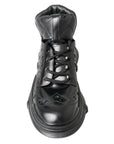 Dolce & Gabbana Elegant Black Leather Ankle Boots