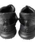 Dolce & Gabbana Elegant Black Leather Ankle Boots