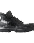 Dolce & Gabbana Elegant Black Leather Ankle Boots