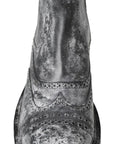Dolce & Gabbana Elegant Black Faded Chelsea Ankle Boots