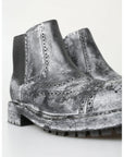 Dolce & Gabbana Elegant Black Faded Chelsea Ankle Boots