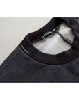 Dolce & Gabbana Elegant Dark Gray Crew Neck Sweater