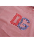 Dolce & Gabbana Elegant Pink Cotton Crew Neck Tank Top