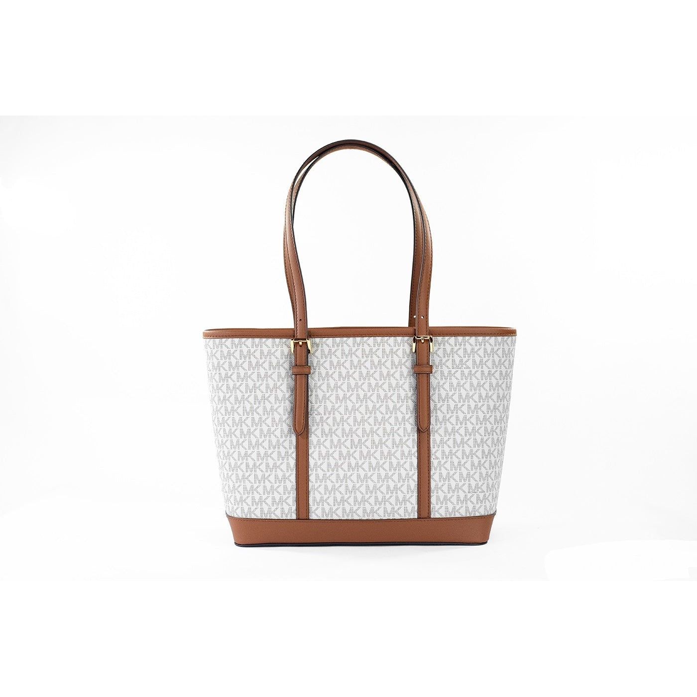 Michael Kors Jet Set Travel Small Vanilla PVC Shoulder Tote Handbag Ba Paris Deluxe