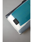 Dolce & Gabbana Elegant Leather Crossbody Phone Bag in Blue & White