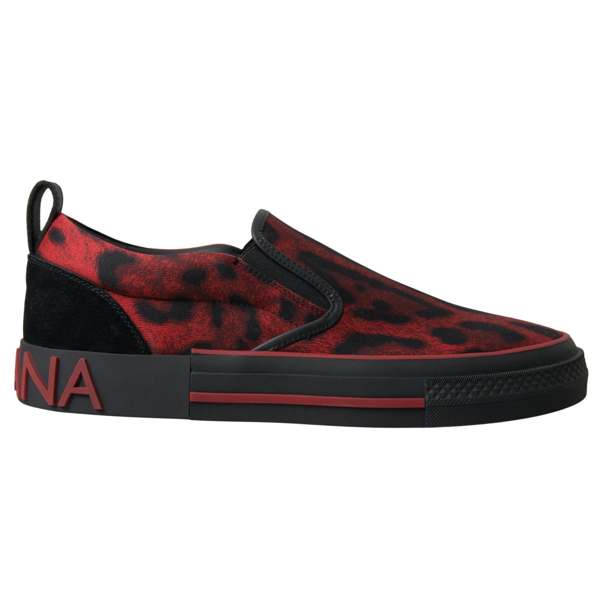 Dolce & Gabbana Chic Leopard Print Loafers Sneakers