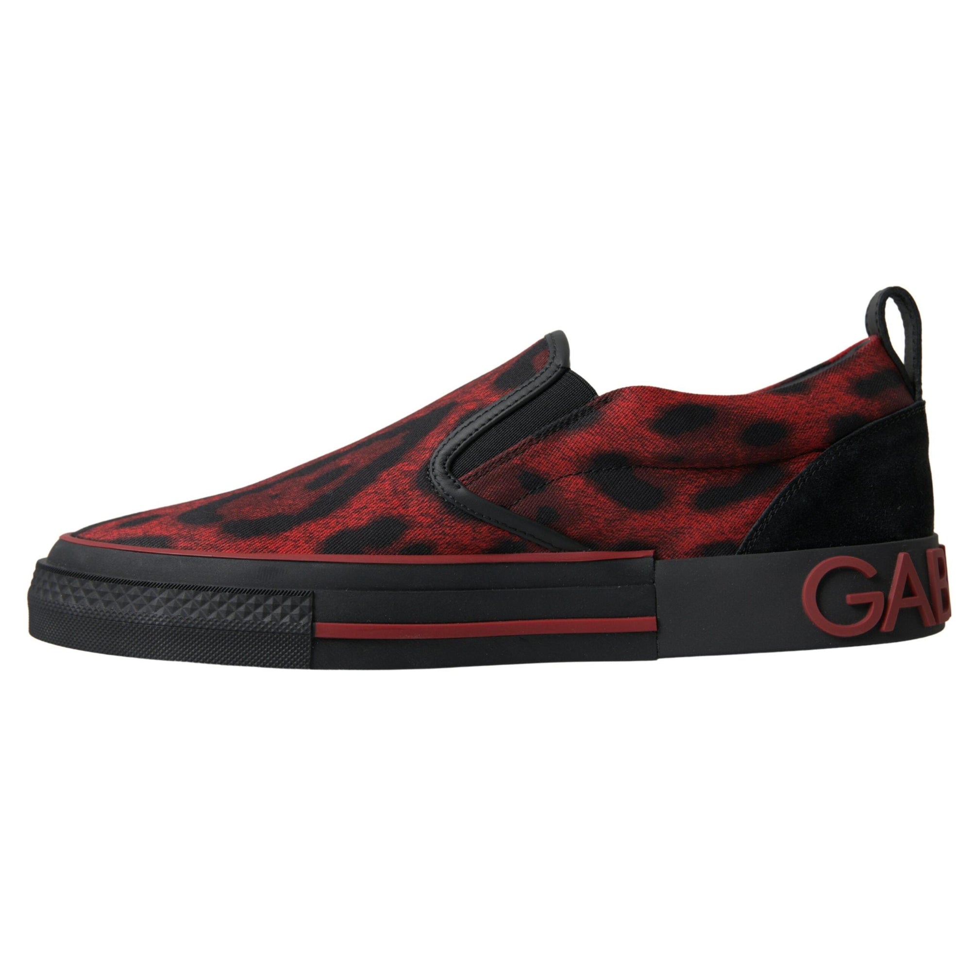 Dolce & Gabbana Chic Leopard Print Loafers Sneakers