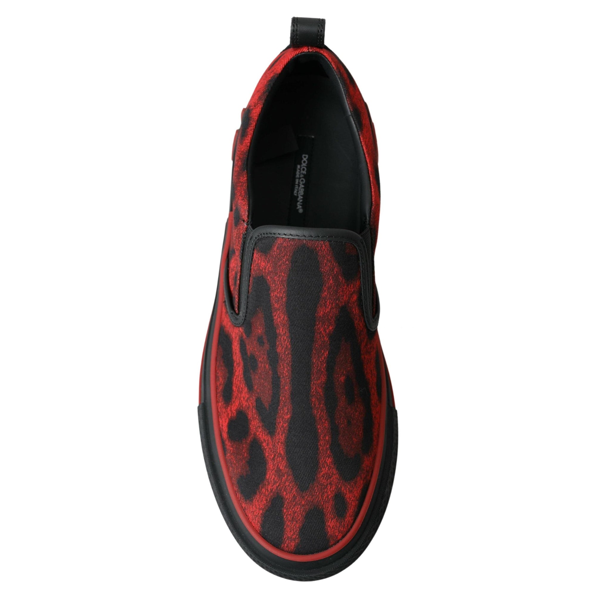 Dolce & Gabbana Chic Leopard Print Loafers Sneakers