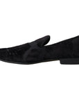 Dolce & Gabbana Exquisite Black Vintage Loafers for Men