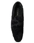 Dolce & Gabbana Exquisite Black Vintage Loafers for Men