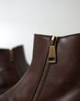 Dolce & Gabbana Elegant Leather Chelsea Boots