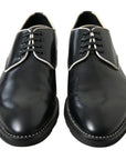 Dolce & Gabbana Elegant Black and White Formal Men's Shoes