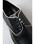 Dolce & Gabbana Elegant Black and White Formal Men's Shoes