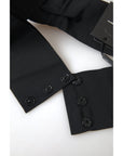 Dolce & Gabbana Exquisite Embellished Black Belt
