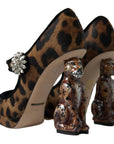 Dolce & Gabbana Elegant Leopard Heel Pumps for Chic Sophistication