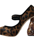 Dolce & Gabbana Elegant Leopard Heel Pumps for Chic Sophistication