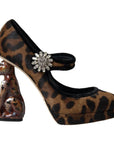 Dolce & Gabbana Elegant Leopard Heel Pumps for Chic Sophistication