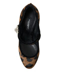 Dolce & Gabbana Elegant Leopard Heel Pumps for Chic Sophistication