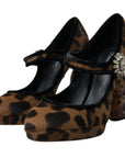 Dolce & Gabbana Elegant Leopard Heel Pumps for Chic Sophistication