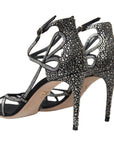 Dolce & Gabbana Elegant Keira Rhinestone Stiletto Sandals