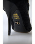 Dolce & Gabbana Elegant Virgin Wool Mid Calf Boots