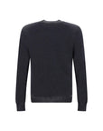 Fendi Chic Grey Wool Iconic Logo Sweater