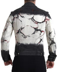Dolce & Gabbana Multicolor Cotton Stretch Denim Jacket