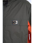 Dolce & Gabbana Elegant Hooded Full Zip Jacket in Green and Orange