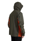 Dolce & Gabbana Elegant Hooded Full Zip Jacket in Green and Orange