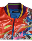 Dolce & Gabbana Elegant Orange Bomber Jacket - Men's Luxury Outerwear