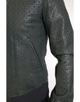 Dolce & Gabbana Emerald Green Goatskin Bomber Jacket