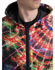Dolce & Gabbana Multicolor Full Zip Hooded Sweater