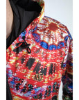 Dolce & Gabbana Multicolor Full Zip Hooded Sweater
