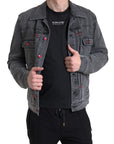 Dolce & Gabbana Elegant Gray Stretch Denim Jacket
