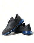 Prada Elegant Men's Black Mesh Sneakers
