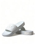 Dolce & Gabbana Elegant White Logo Slides