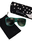 Dolce & Gabbana Chic Square Sunglasses with Star Pattern