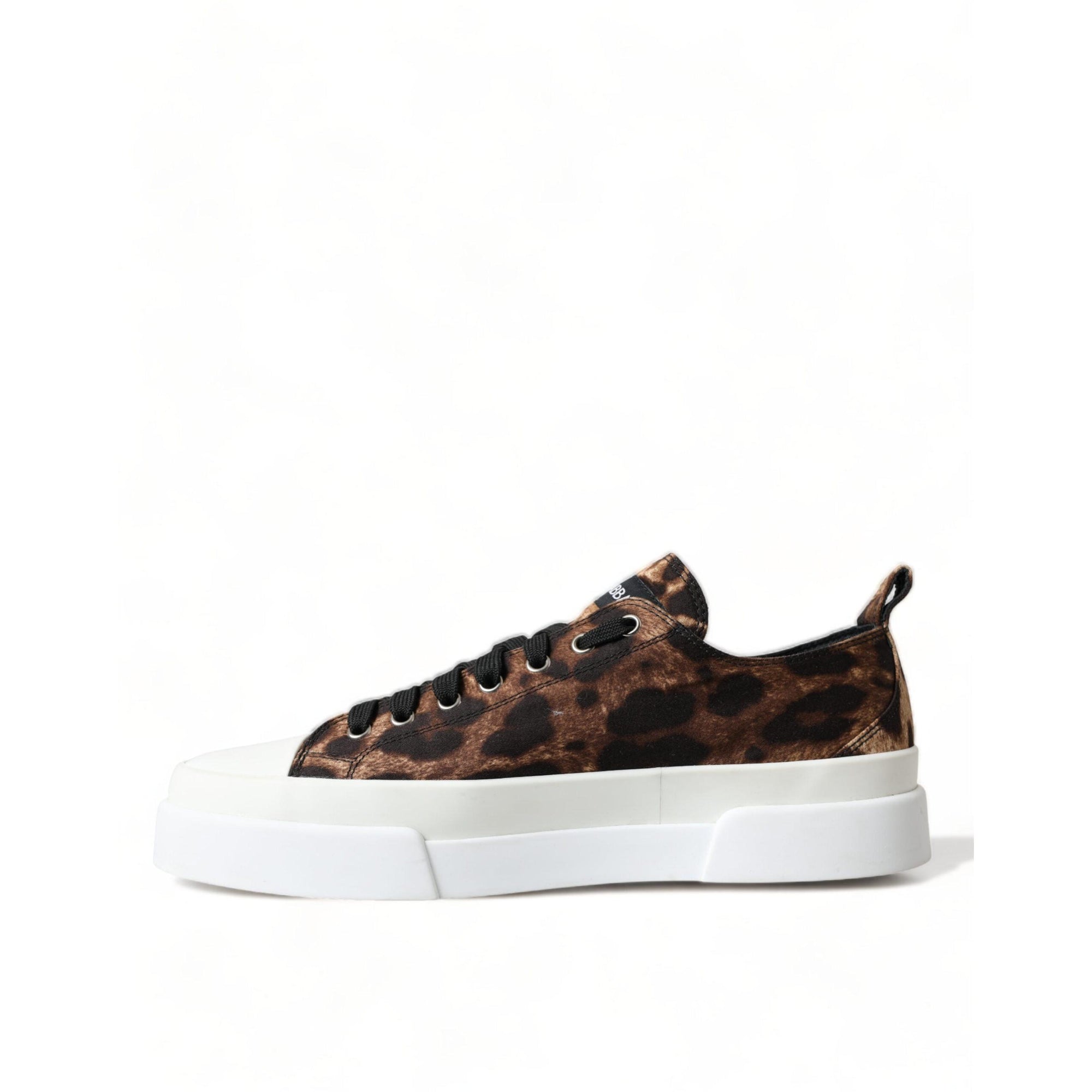 Dolce & Gabbana Elegant Leopard Print Casual Sneakers