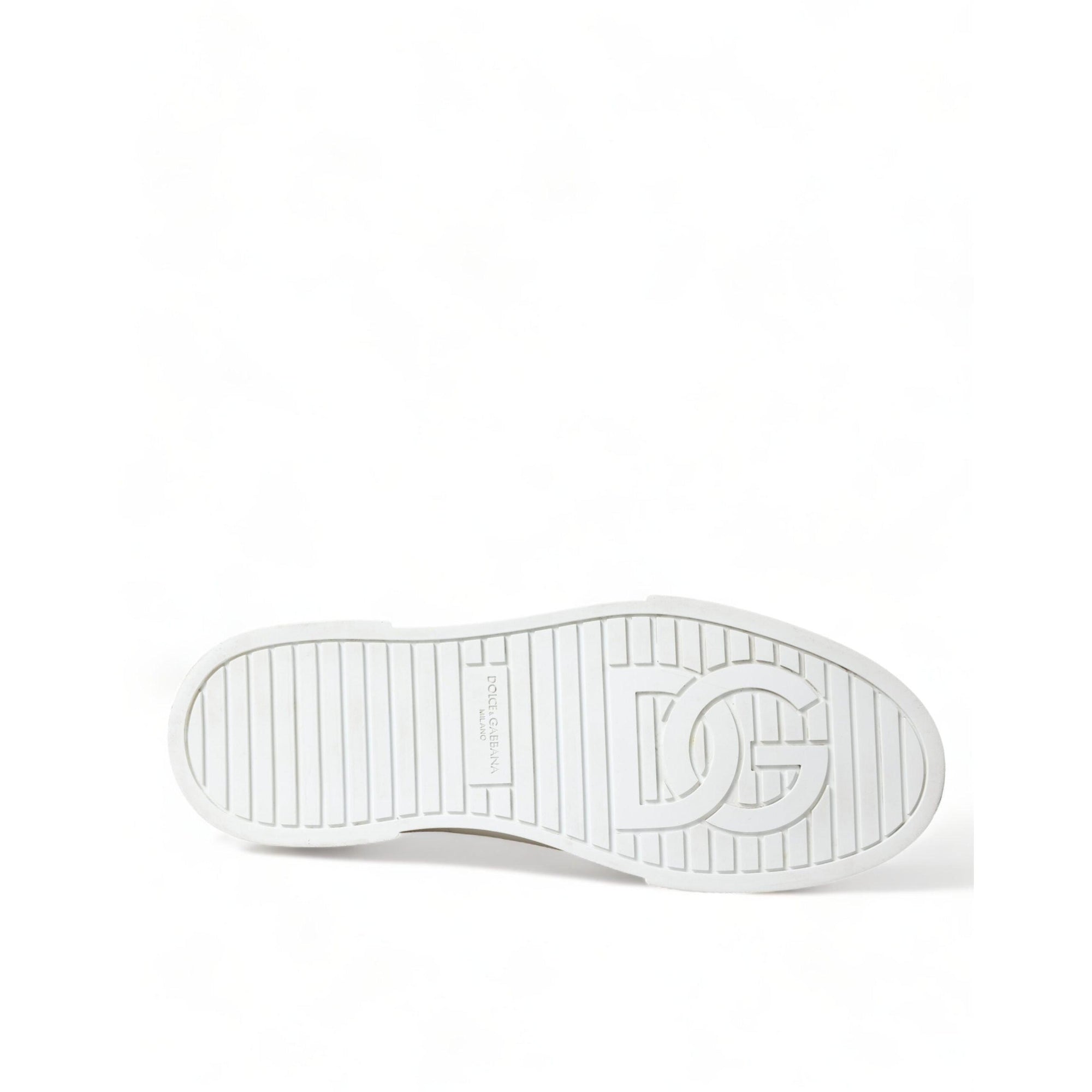Dolce & Gabbana Elegant Leopard Print Casual Sneakers
